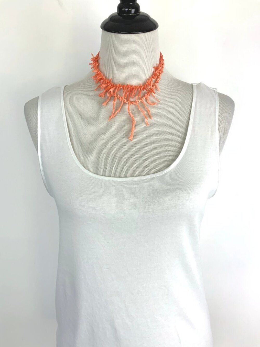 New Hanro of Switzerland White Cotton Round Neck tank Top Sz XL - Picture 7 of 16